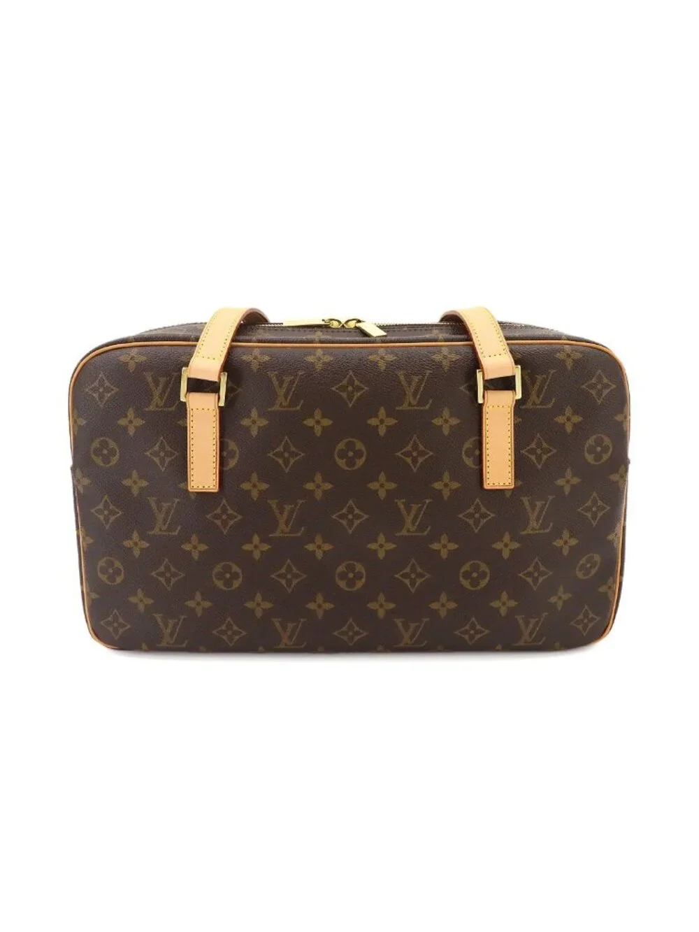 Louis Vuitton Monogram City GM Shoulder Bag Brown Gold Site GM